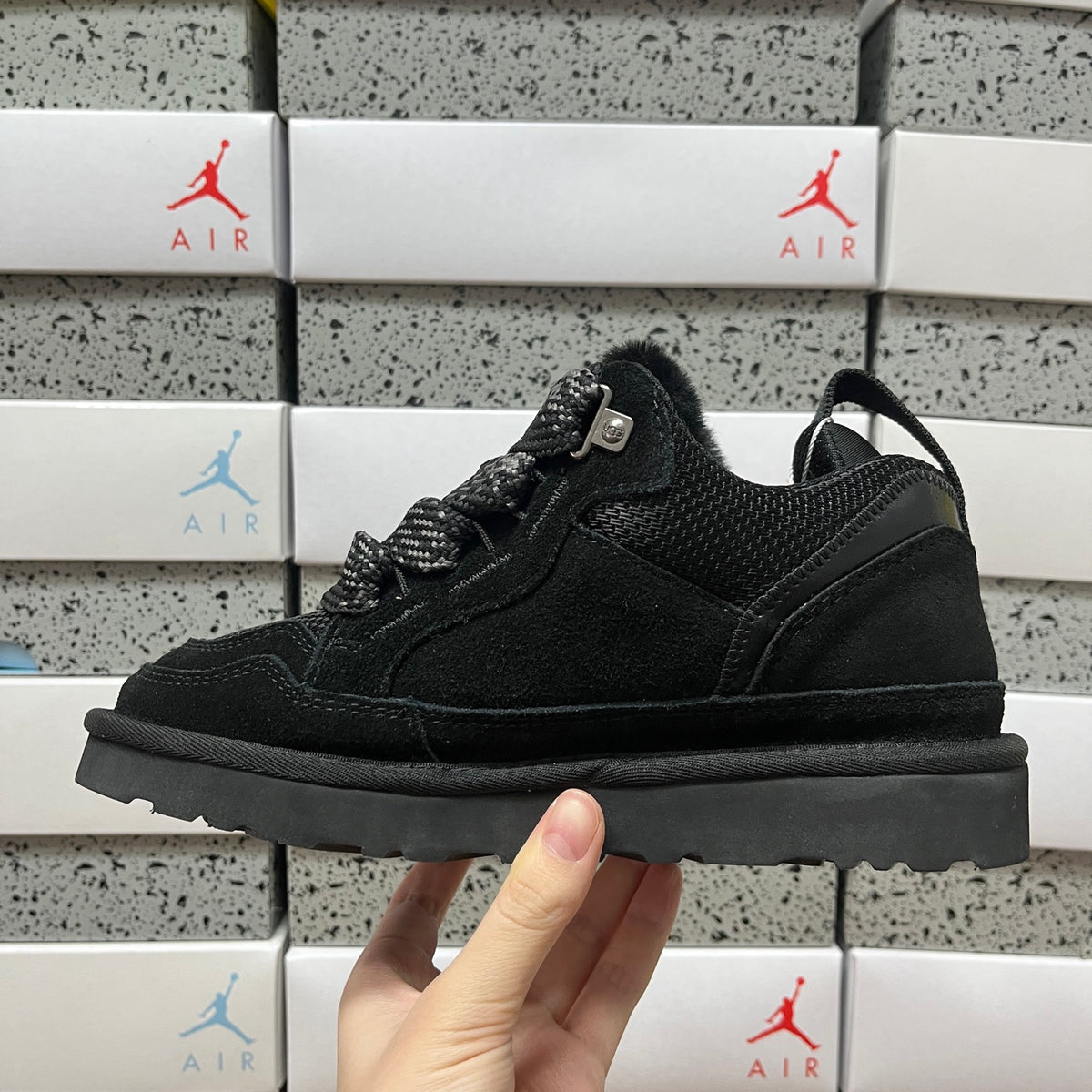 UGG Low-Top Platform Sneakers in Black