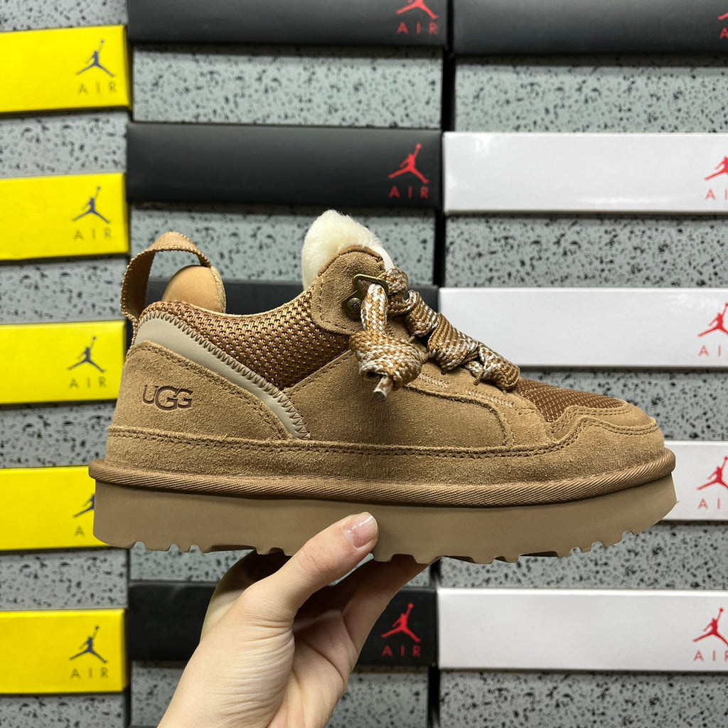 UGG Low-Top Platform Sneakers in Chestnut
