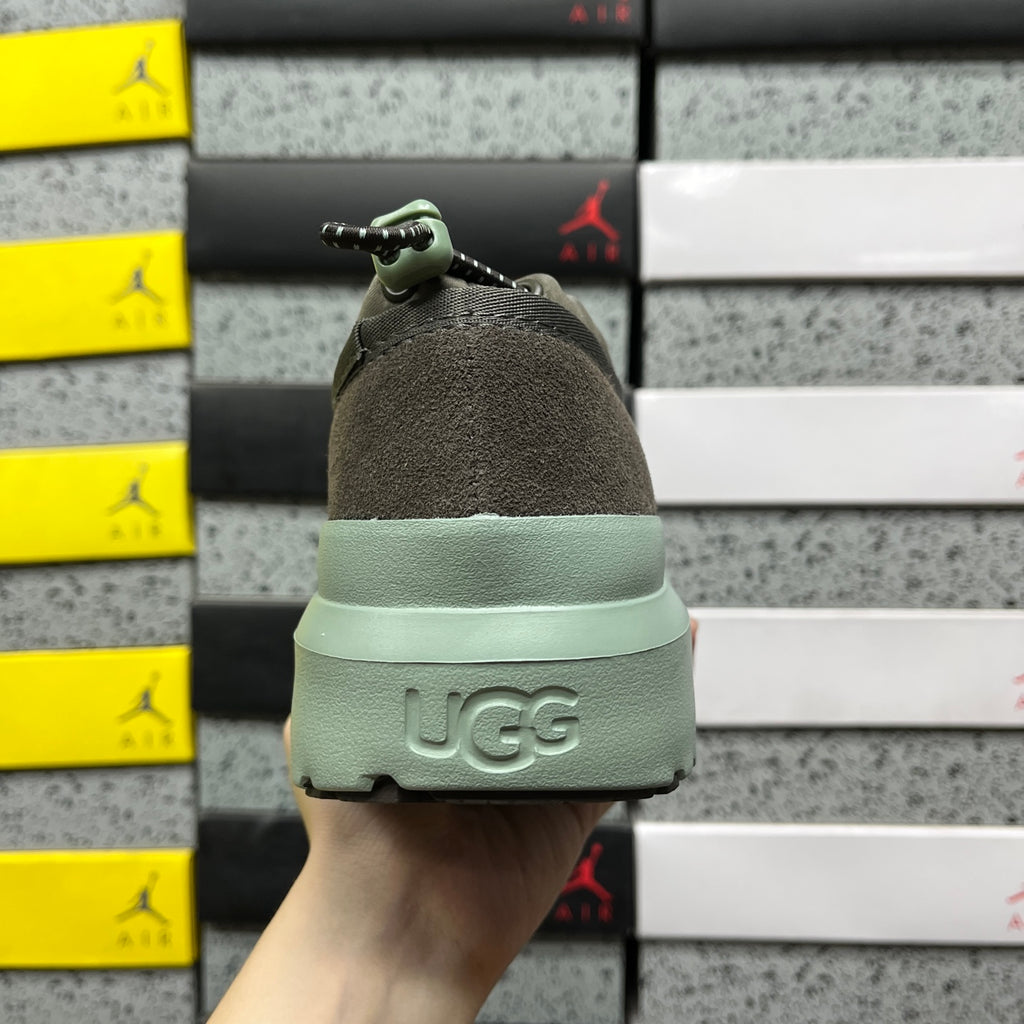 UGG Platform Slip-On Shoes in Charcoal & Mint Green