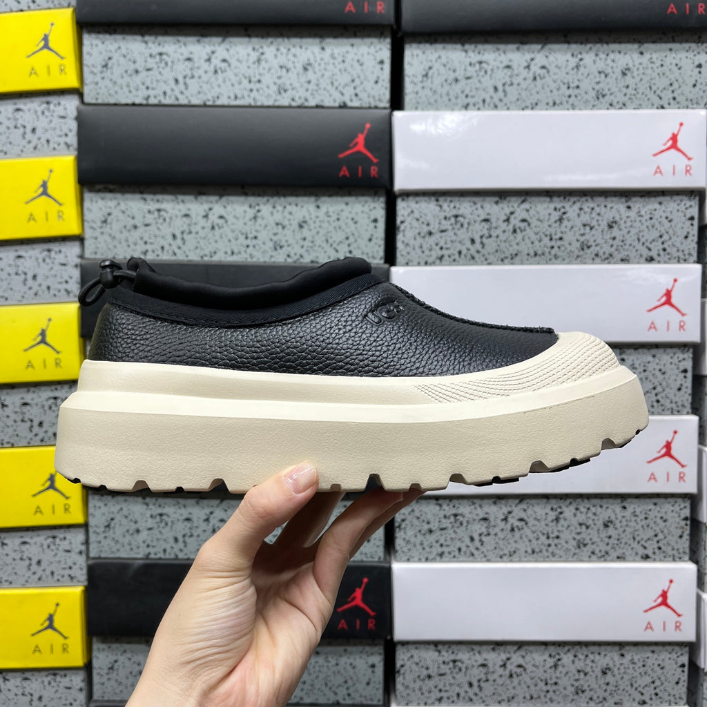 UGG Platform Slip-On Shoes in Black & Cream