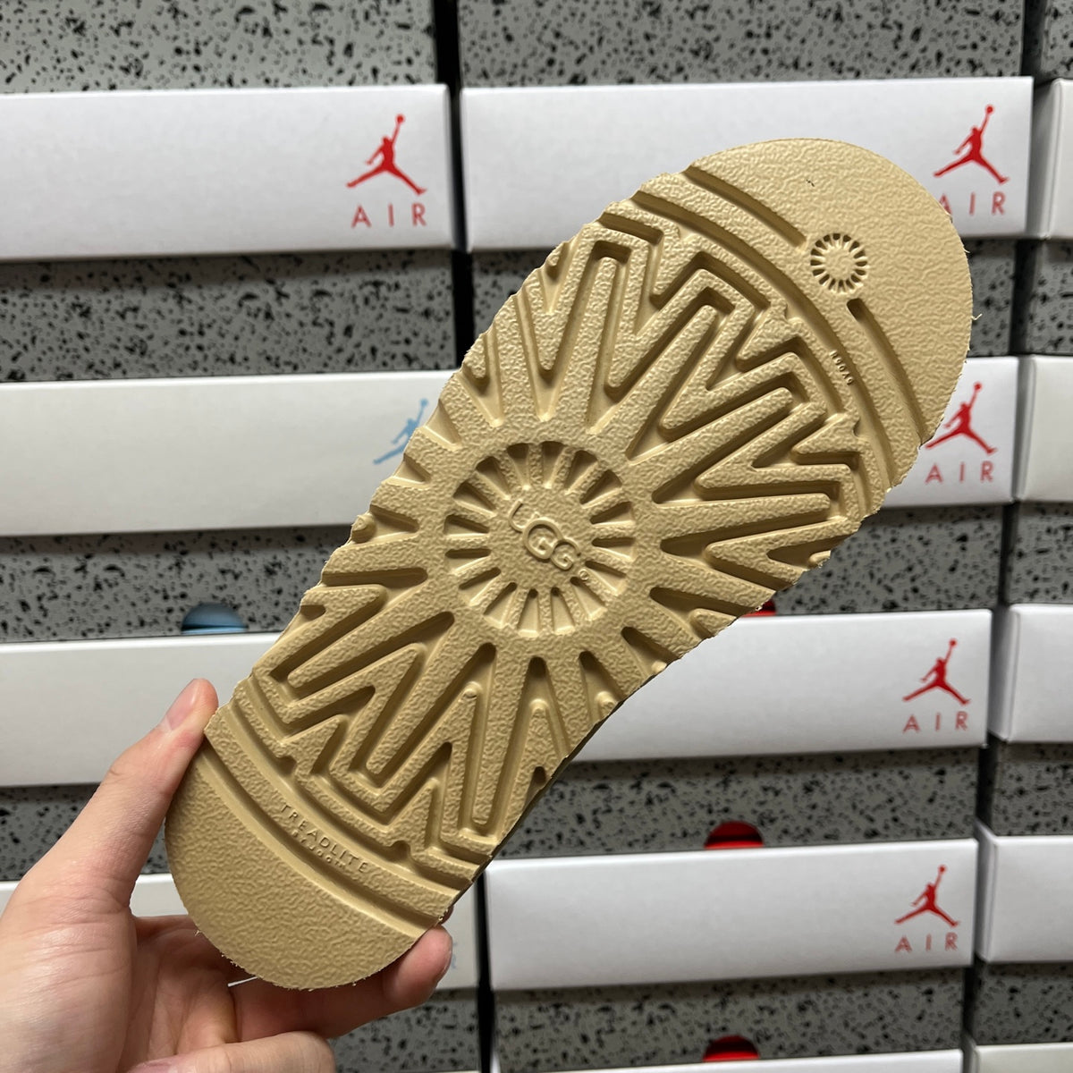 UGG Decorative-Trim Slip-On Shoes in Mustard Seed