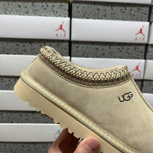 UGG Decorative-Trim Slip-On Shoes in Mustard Seed