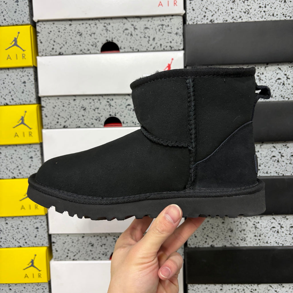 UGG Mini Pull-On Ankle Boots in Black