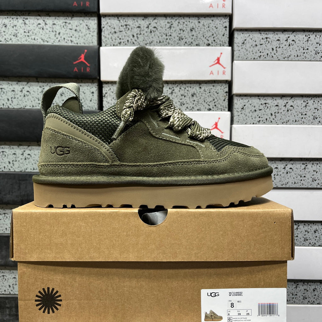 UGG Low-Top Platform Sneakers in Moss Green
