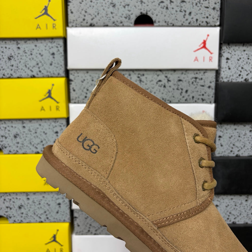 UGG Lace-Up Chukka Ankle Boots in Chestnut