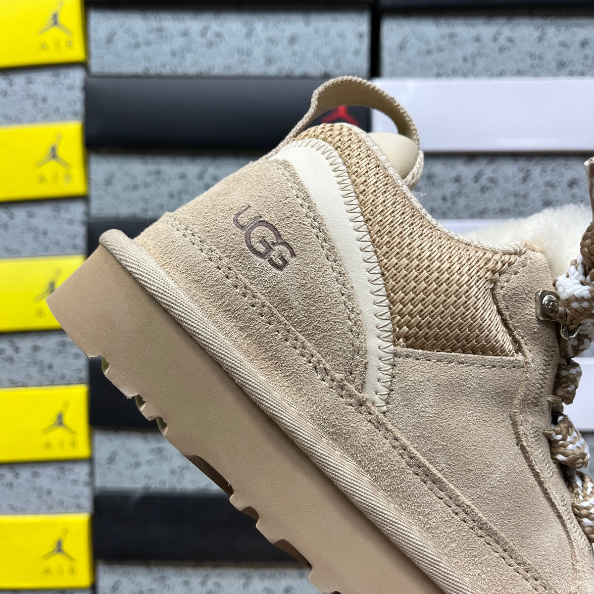 UGG Low-Top Platform Sneakers in Sand