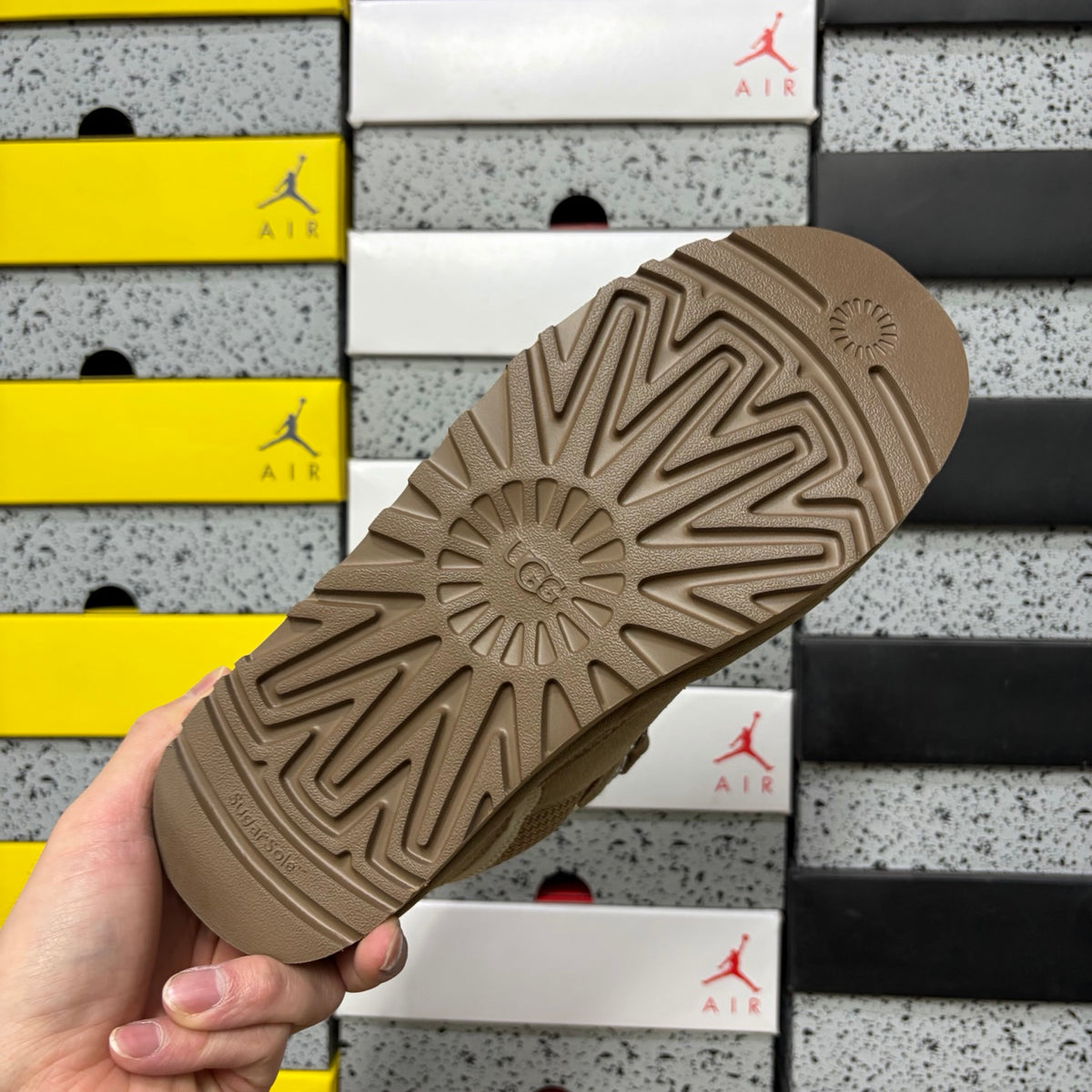 UGG Low-Top Platform Sneakers in Sand