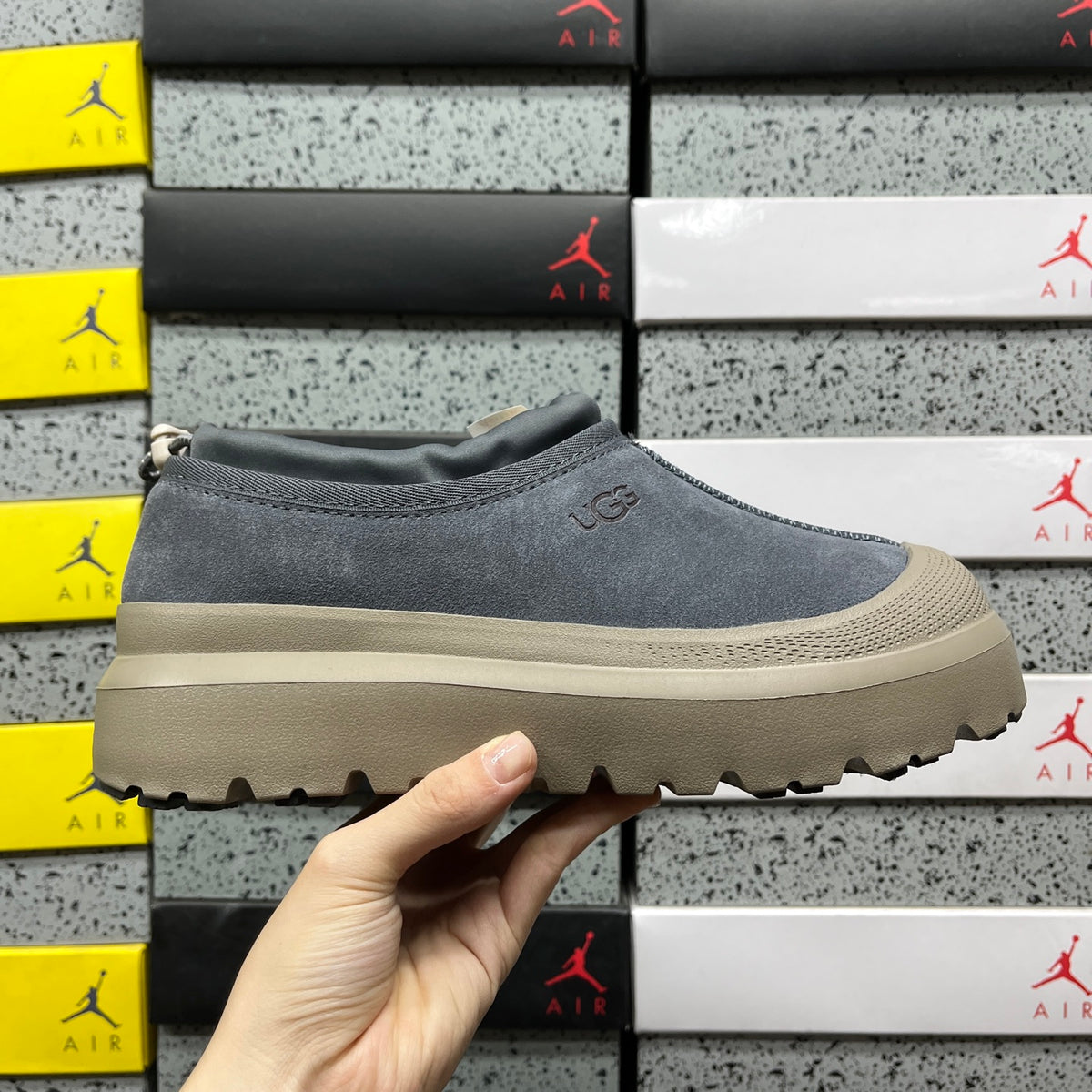 UGG Platform Slip-On Shoes in Asphalt Grey & Taupe