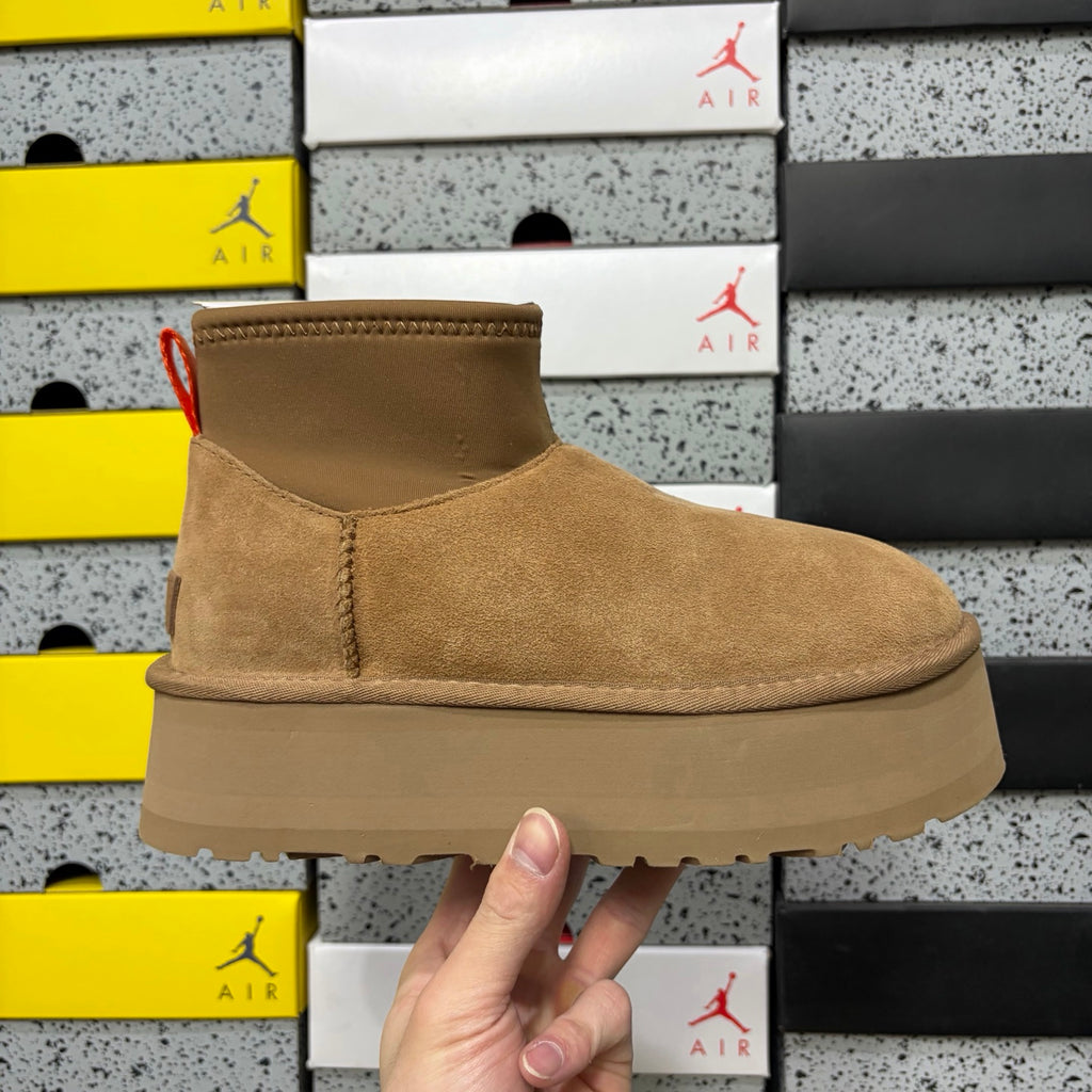UGG Platform Ankle Boots in Brown