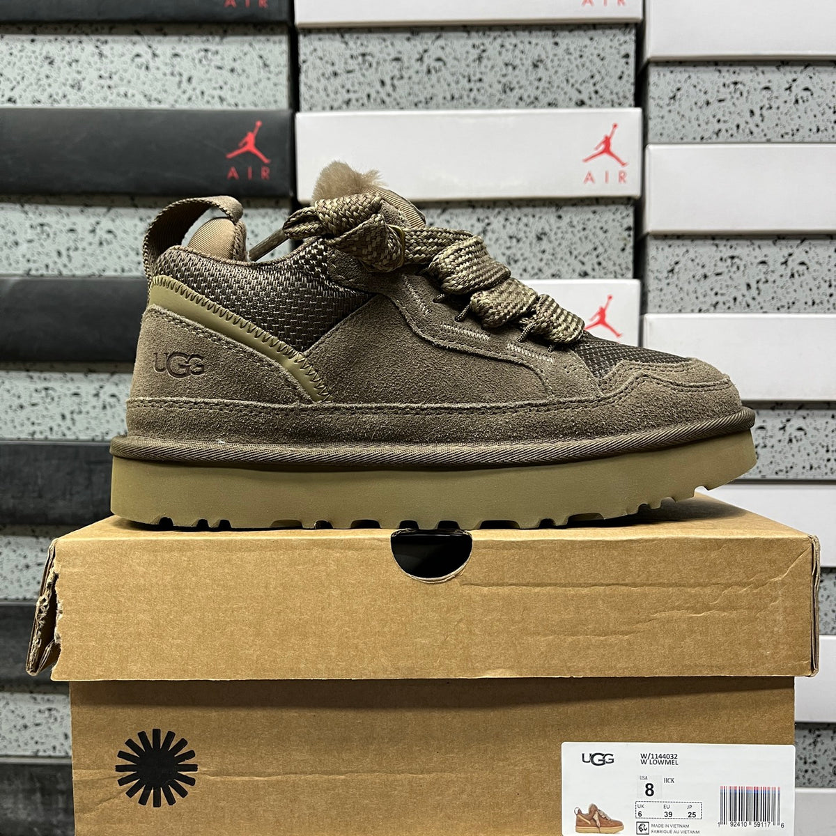 UGG Low-Top Platform Sneakers in Smoky Brown