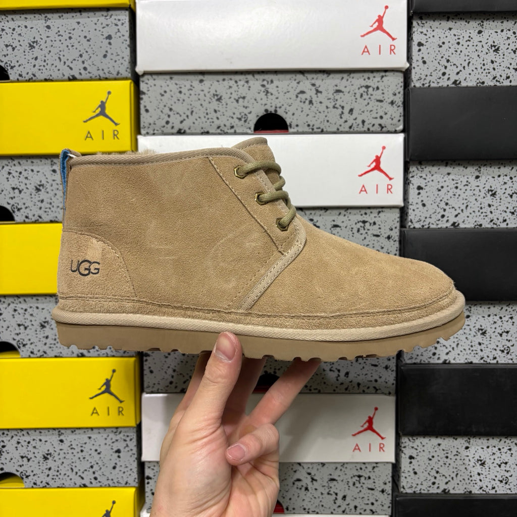 UGG Lace-Up Chukka Ankle Boots in Sand