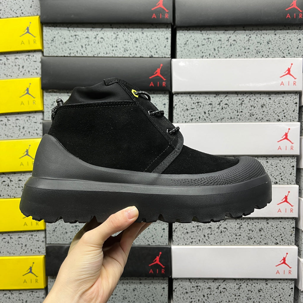 UGG Lace-Up Platform Ankle Boots in Black