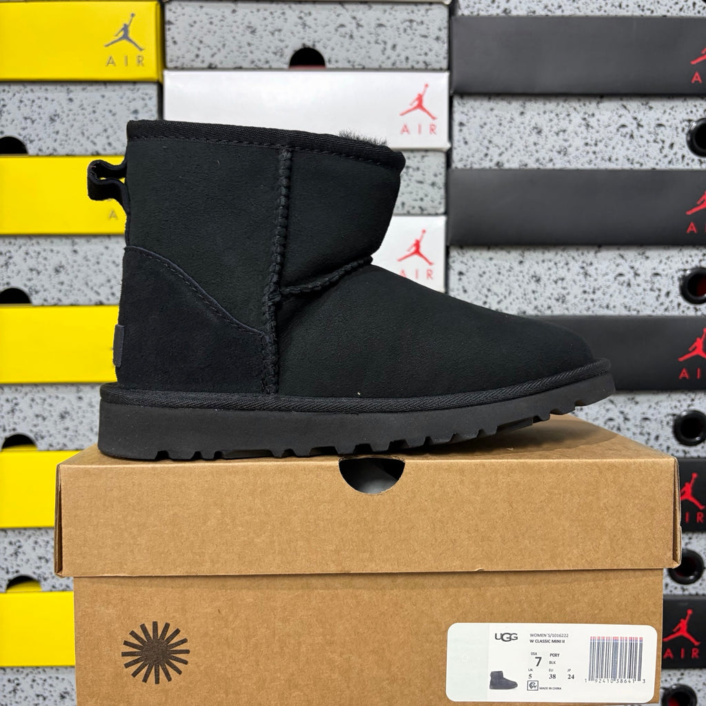 UGG Mini Pull-On Ankle Boots in Black