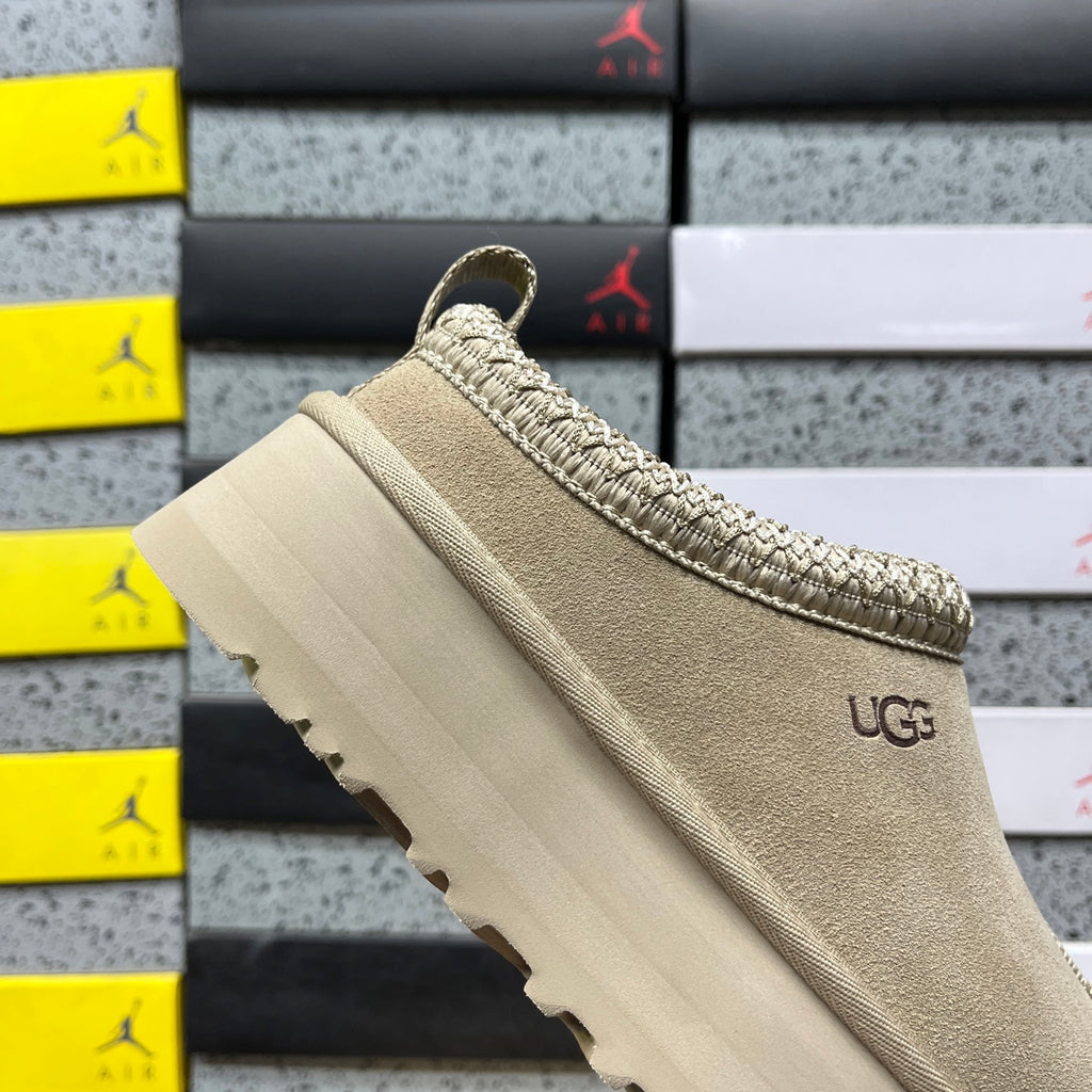 UGG Platform Slip-On Shoes in Mustard Seed