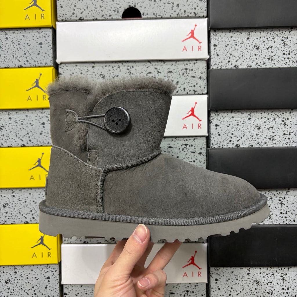 UGG Mid-Calf Button Boots in Gray