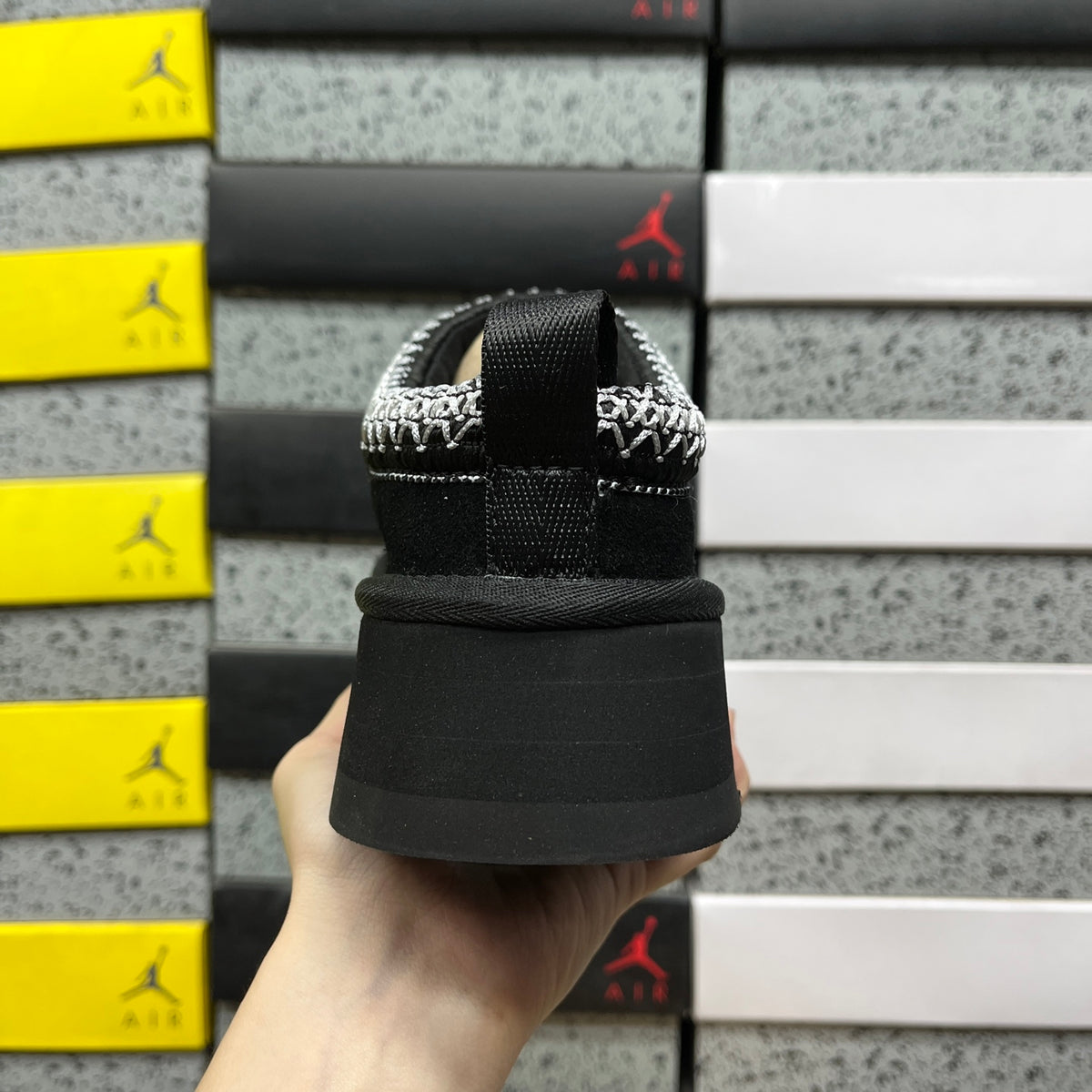 UGG Platform Slip-On Shoes in Black
