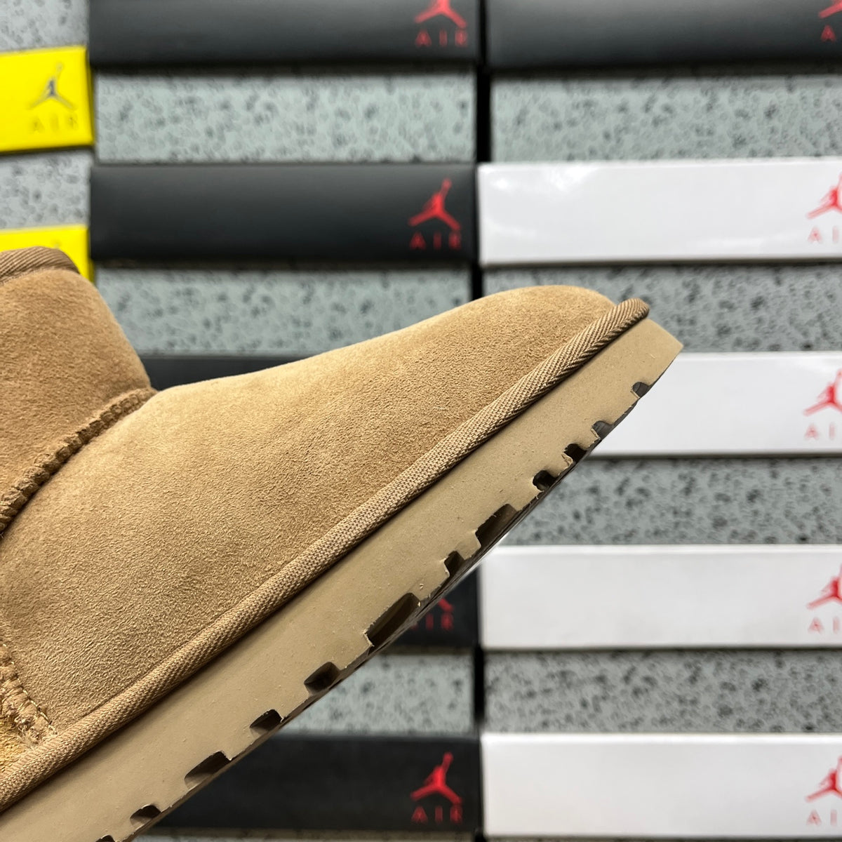 UGG Mini Pull-On Ankle Boots in Chestnut