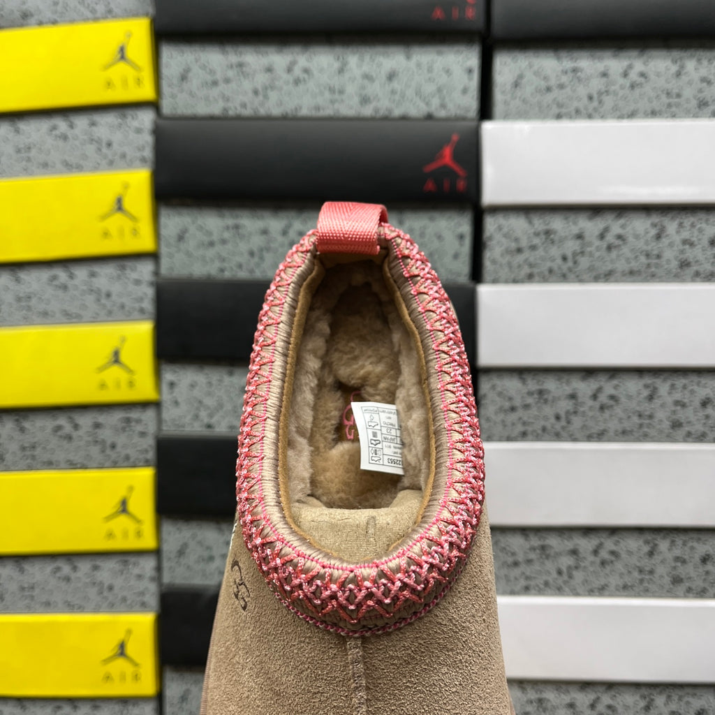 UGG Platform Slip-On Shoes in Tan & Pink