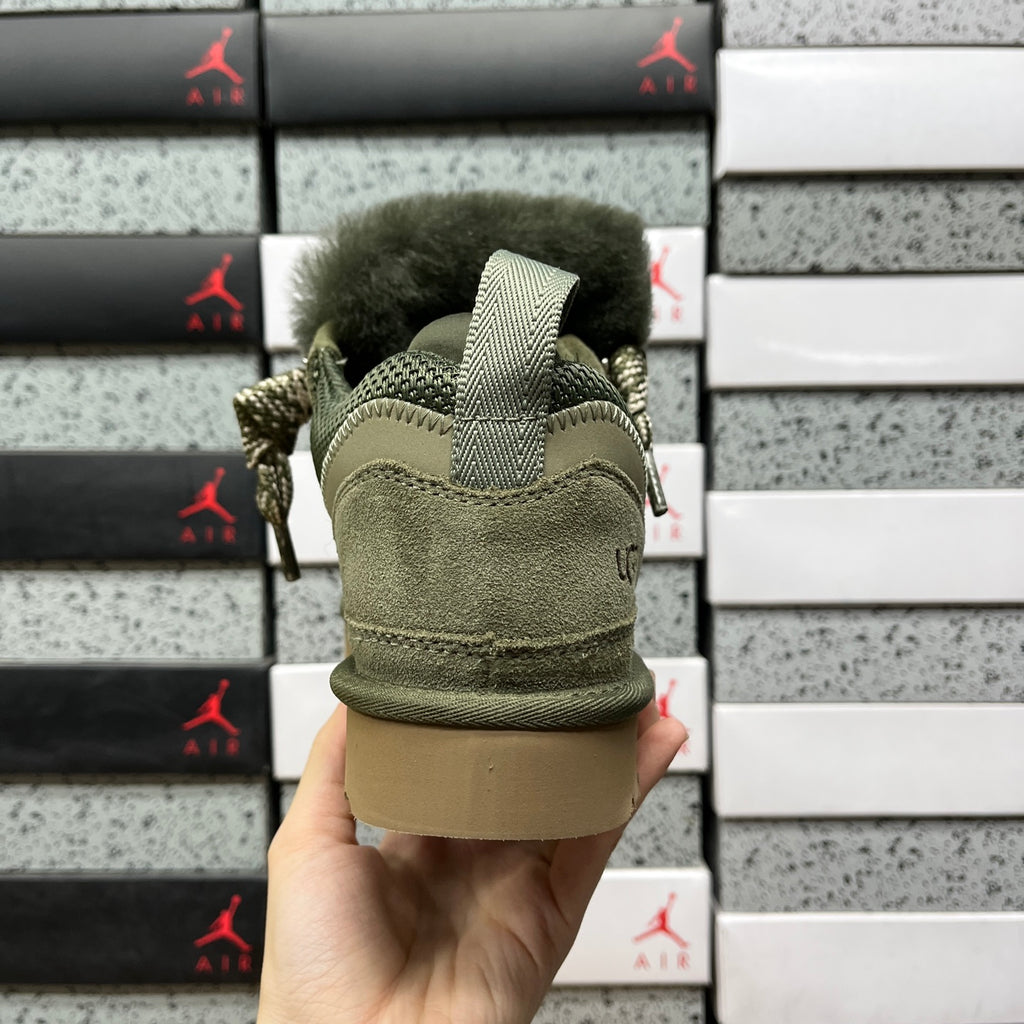 UGG Low-Top Platform Sneakers in Moss Green