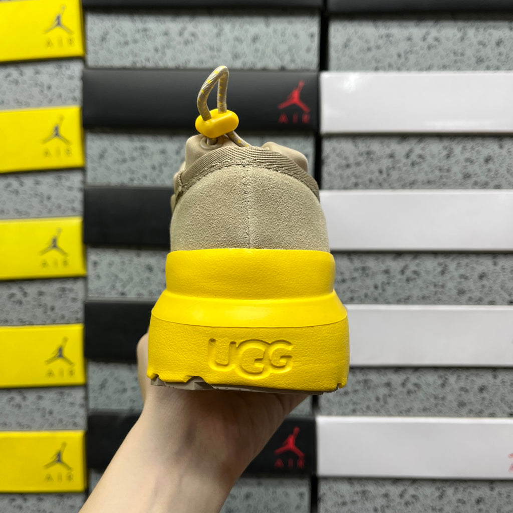 UGG Platform Slip-On Shoes in Sand & Yellow