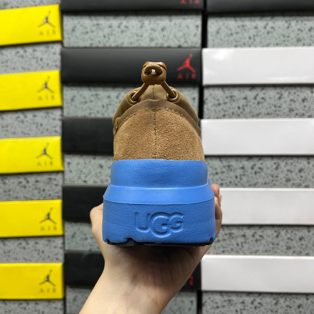 UGG Platform Slip-On Shoes in Chestnut & Blue