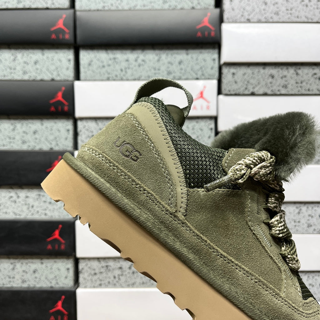 UGG Low-Top Platform Sneakers in Moss Green