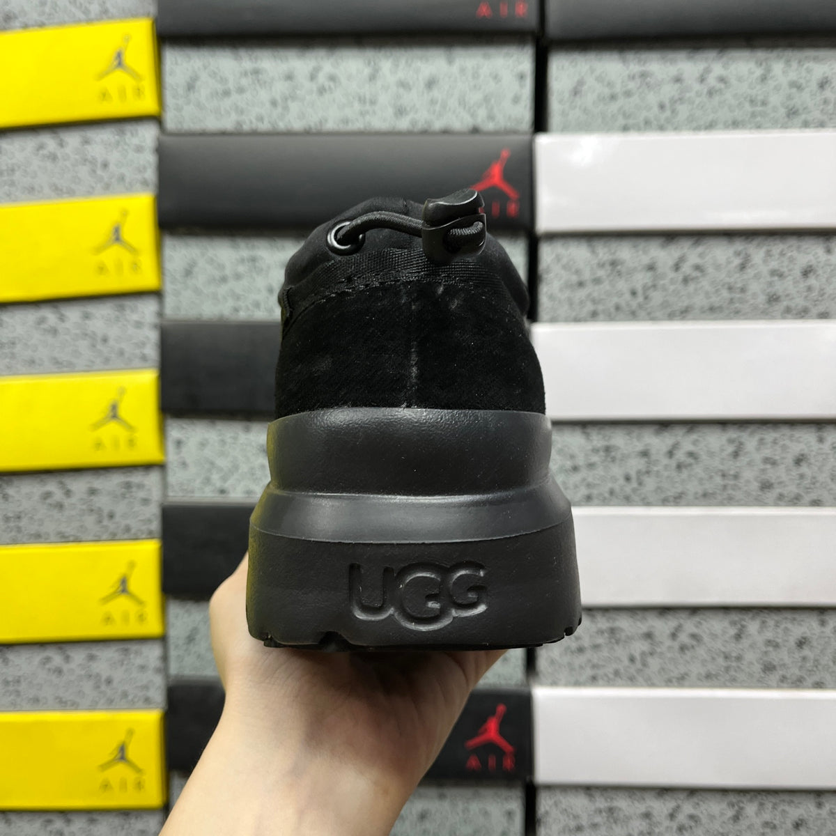 UGG Platform Slip-On Shoes in Black