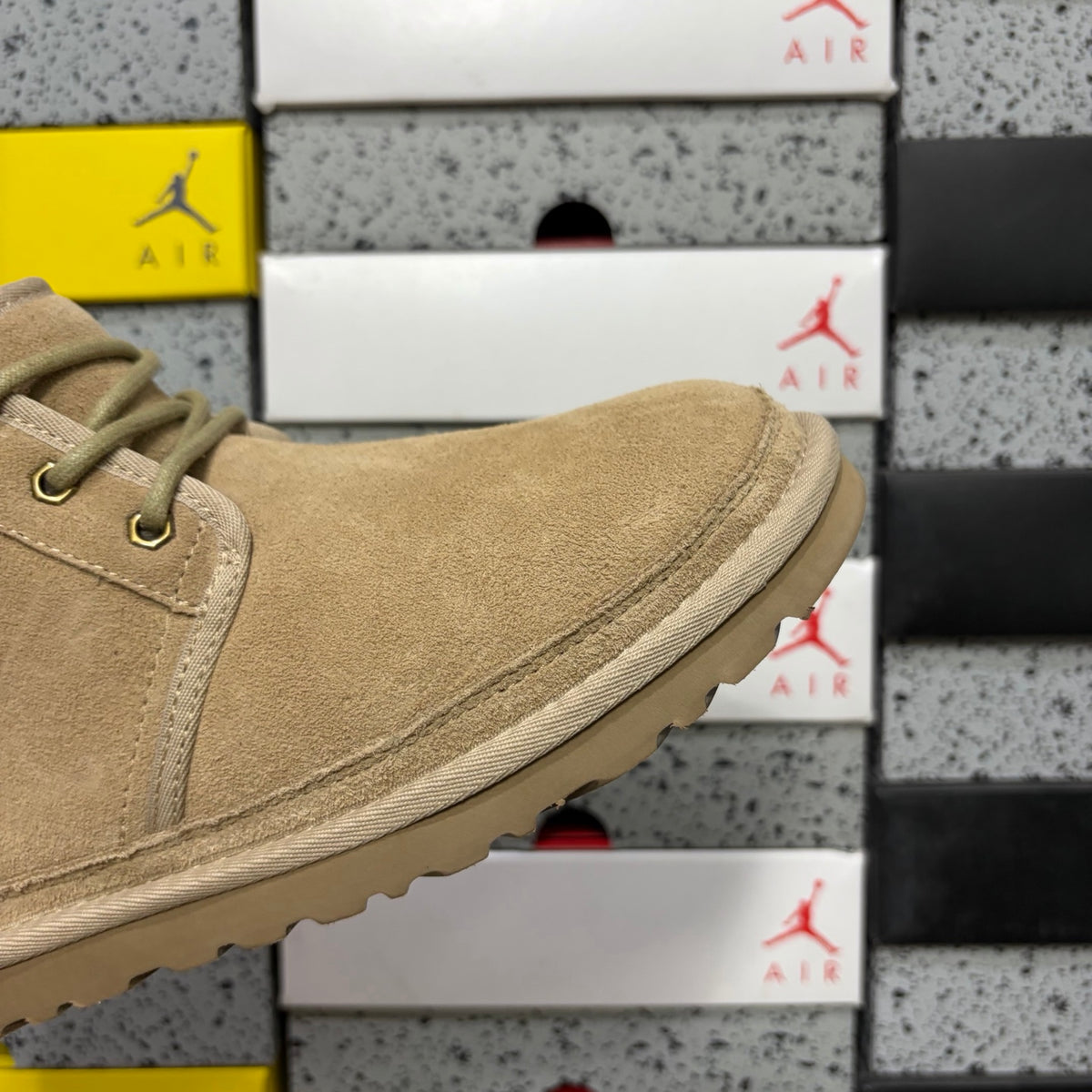 UGG Lace-Up Chukka Ankle Boots in Sand