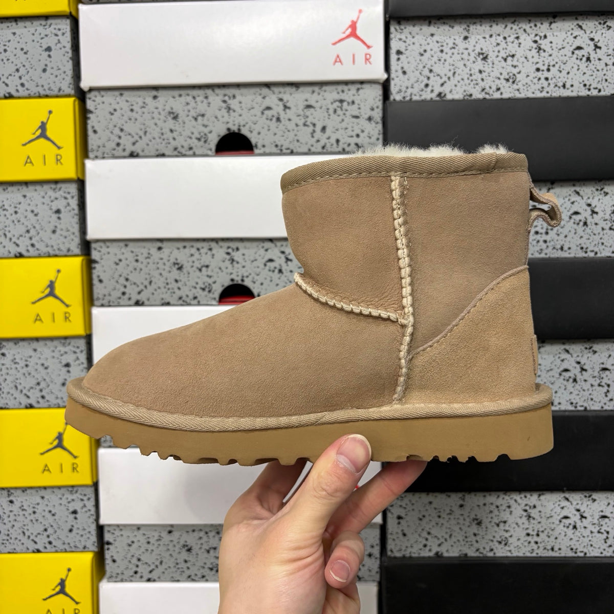 UGG Mid-Calf Pull-On Boots in Sand