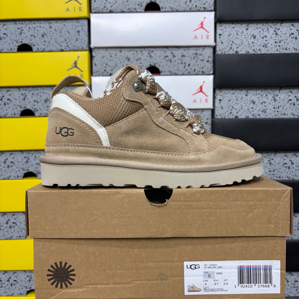 UGG Low-Top Lace-Up Sneakers in Sand