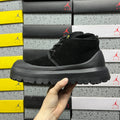 UGG Lace-Up Platform Ankle Boots in Black