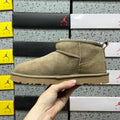 UGG Mini Pull-On Ankle Boots in Antelope Brown
