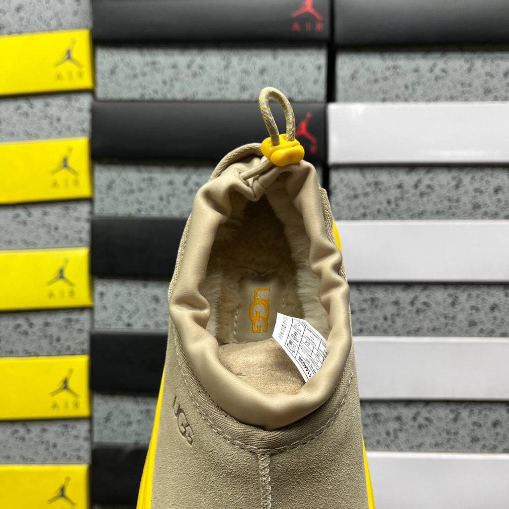 UGG Platform Slip-On Shoes in Sand & Yellow