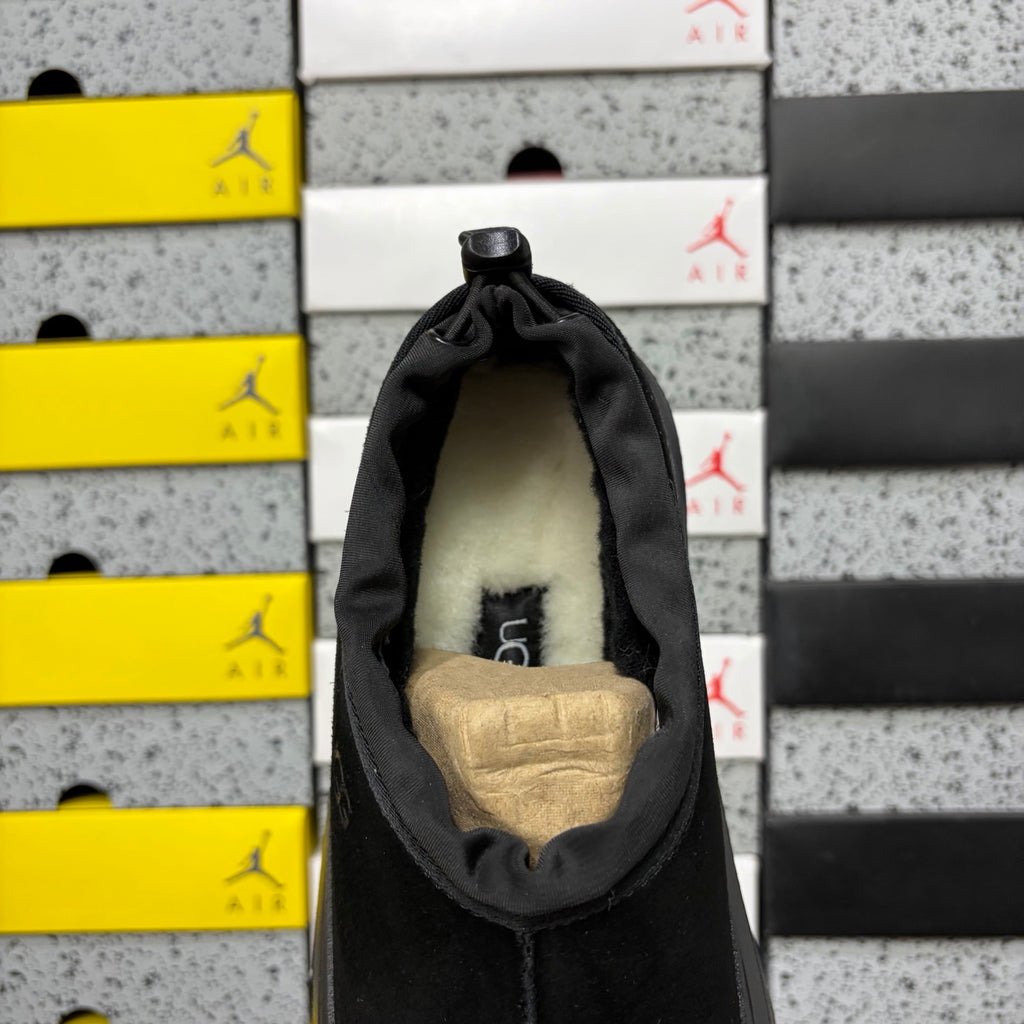 UGG Lug-Sole Slip-On Shoes in Black