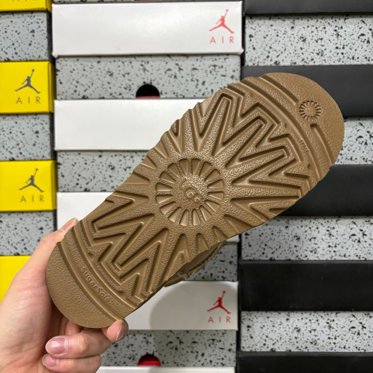 UGG Mid-Calf Pull-On Boots in Sand