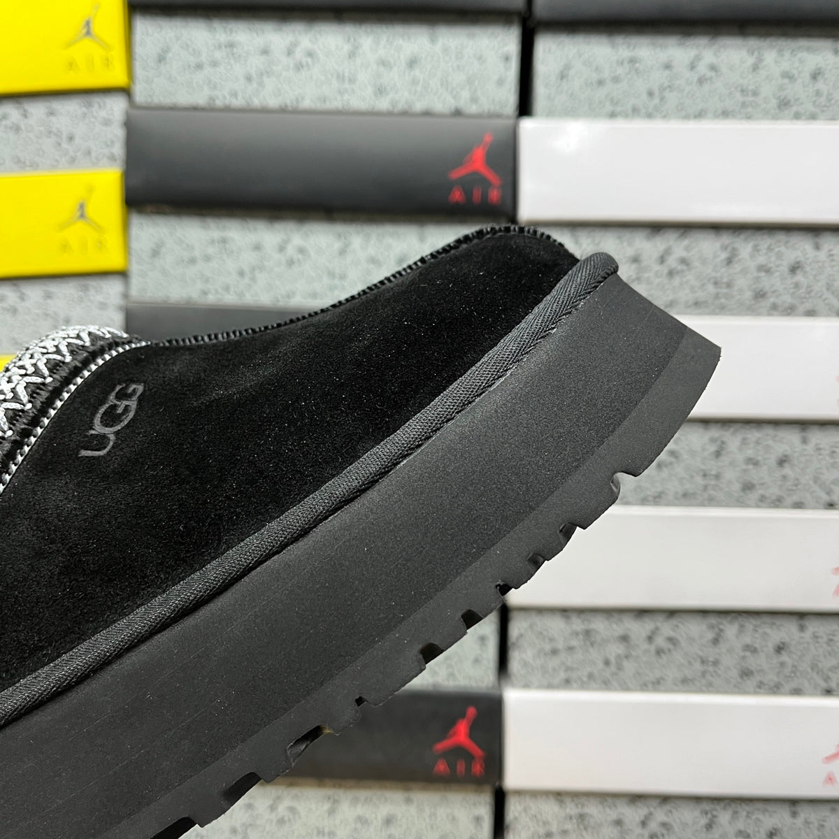 UGG Platform Slip-On Shoes in Black