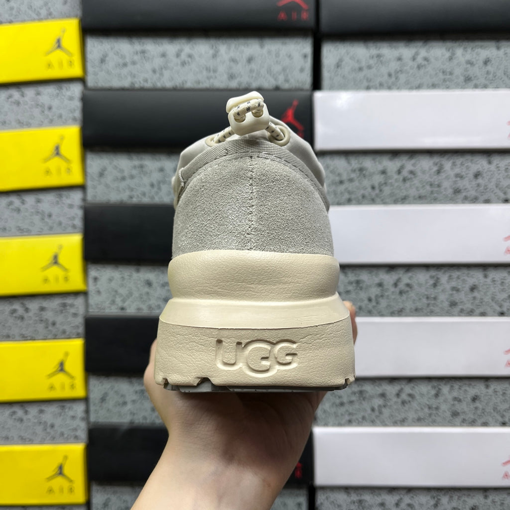 UGG Slip-On Platform Shoes in Smoke Grey & Cream
