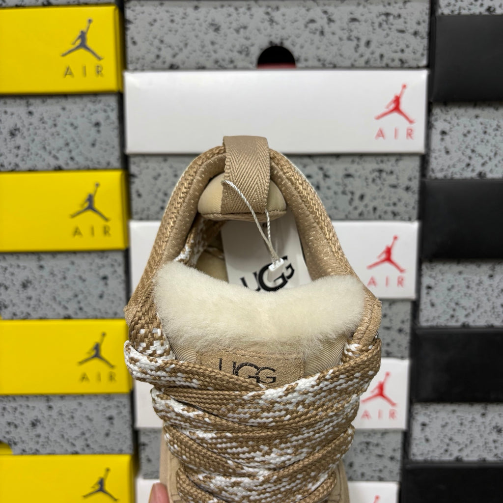 UGG Low-Top Lace-Up Sneakers in Sand