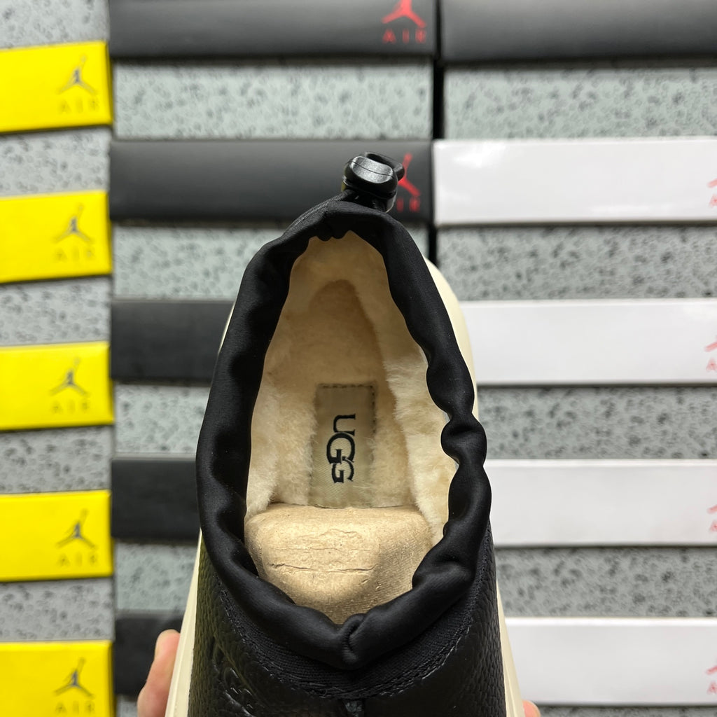 UGG Platform Slip-On Shoes in Black & Cream