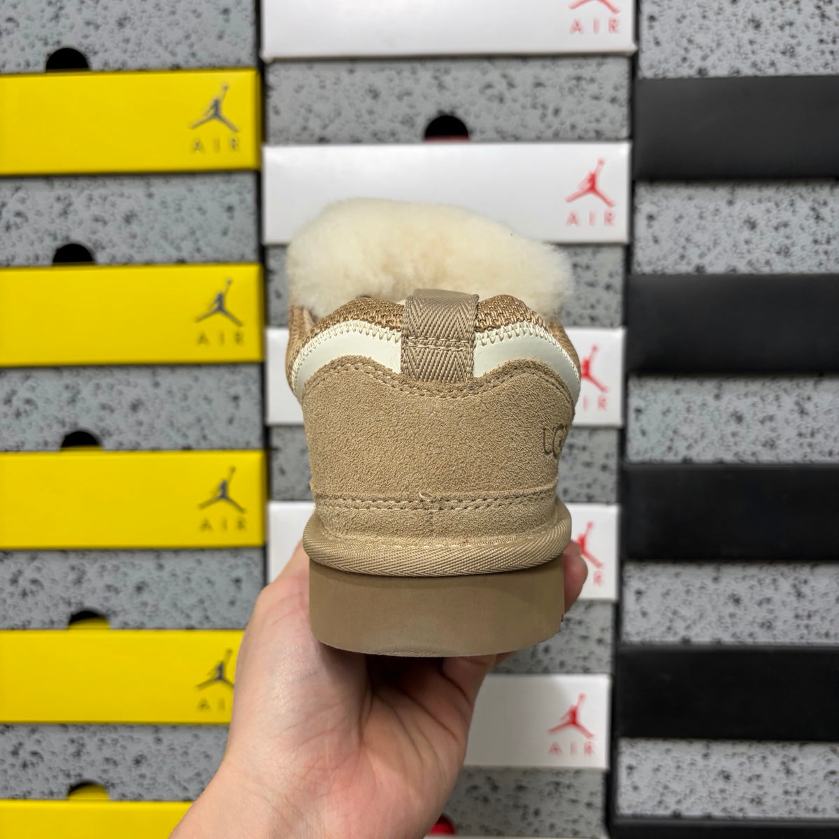 UGG Low-Top Platform Sneakers in Sand