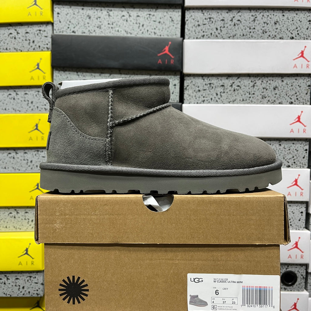 UGG Mini Pull-On Ankle Boots in Grey