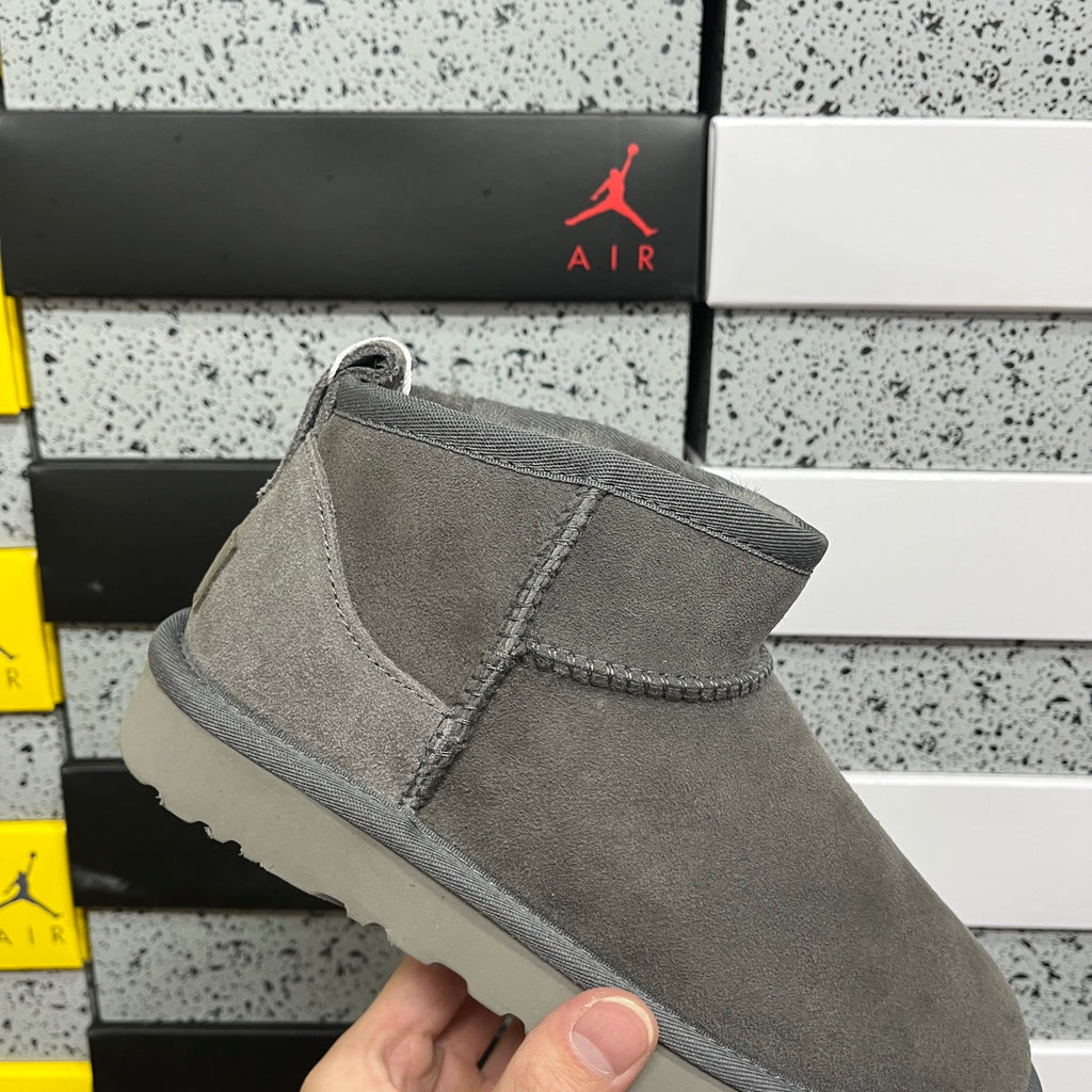 UGG Mini Pull-On Ankle Boots in Grey
