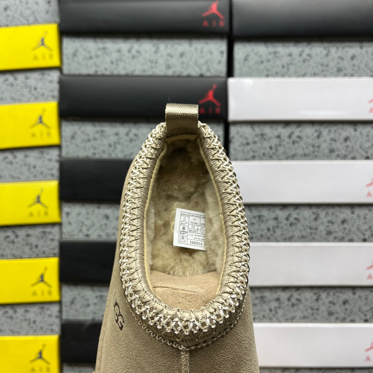 UGG Platform Slip-On Shoes in Mustard Seed