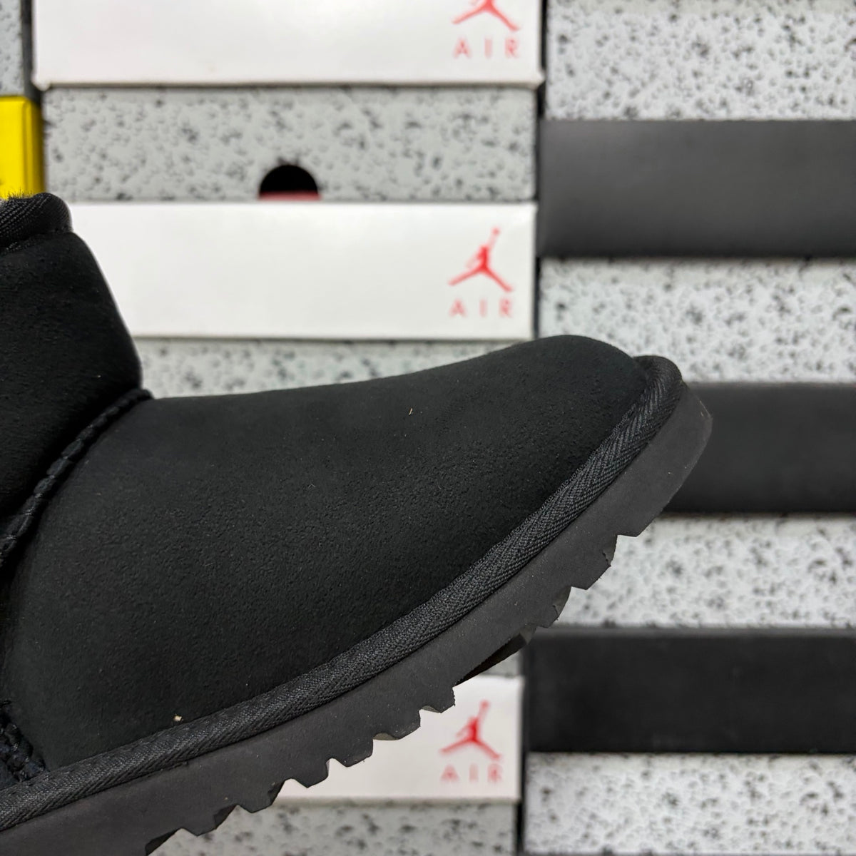 UGG Mini Pull-On Ankle Boots in Black