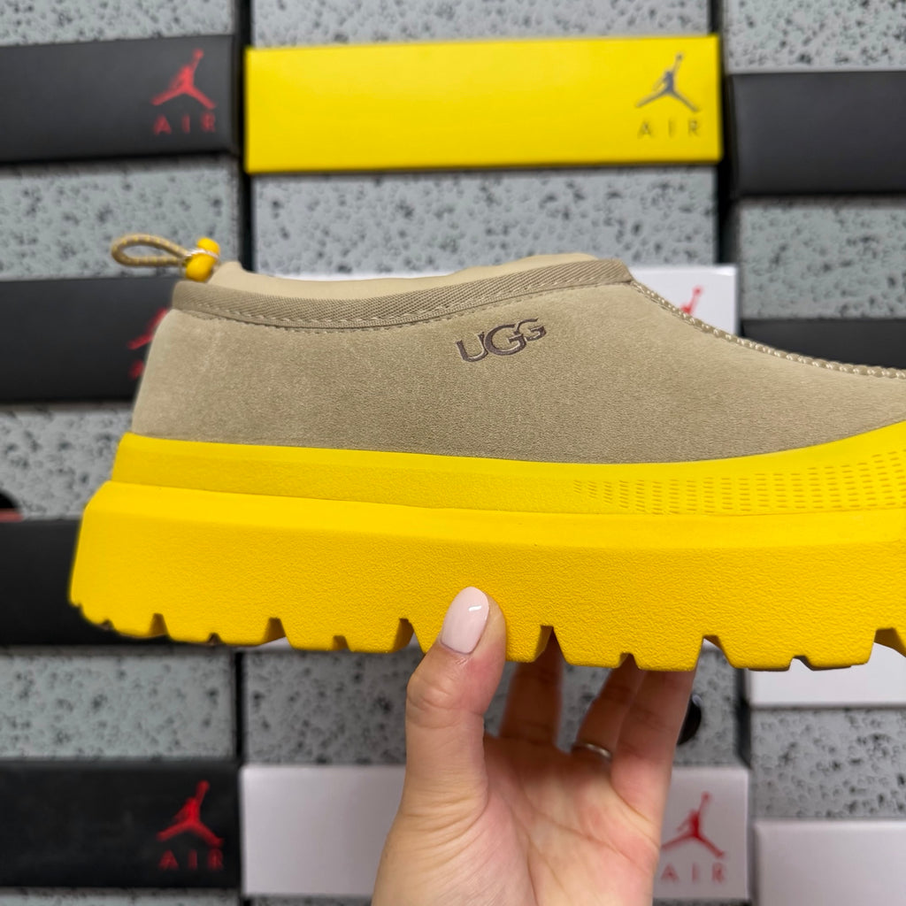 UGG Lug-Sole Slip-On Shoes in Sand & Yellow