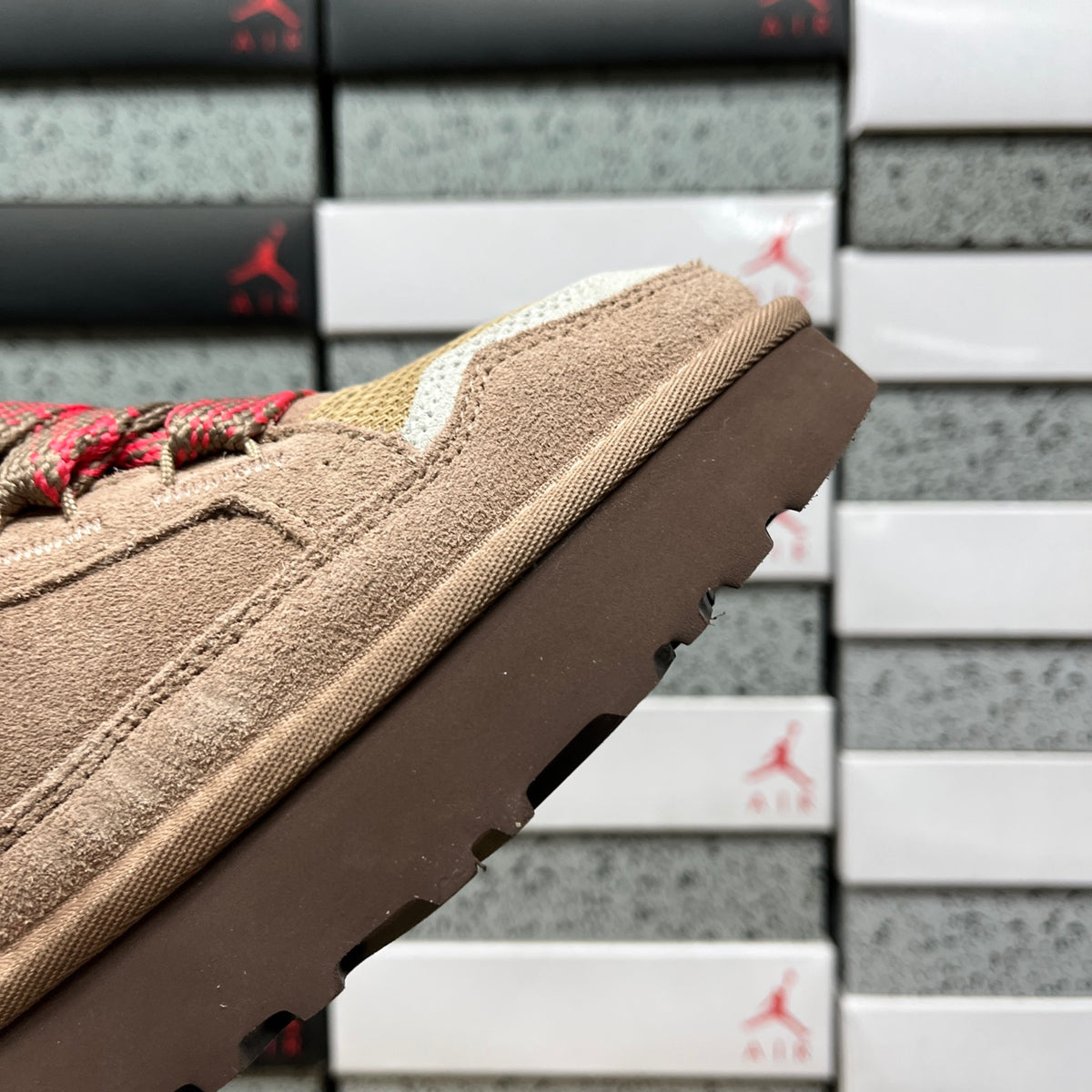 UGG Low-Top Platform Sneakers in Brown & Pink
