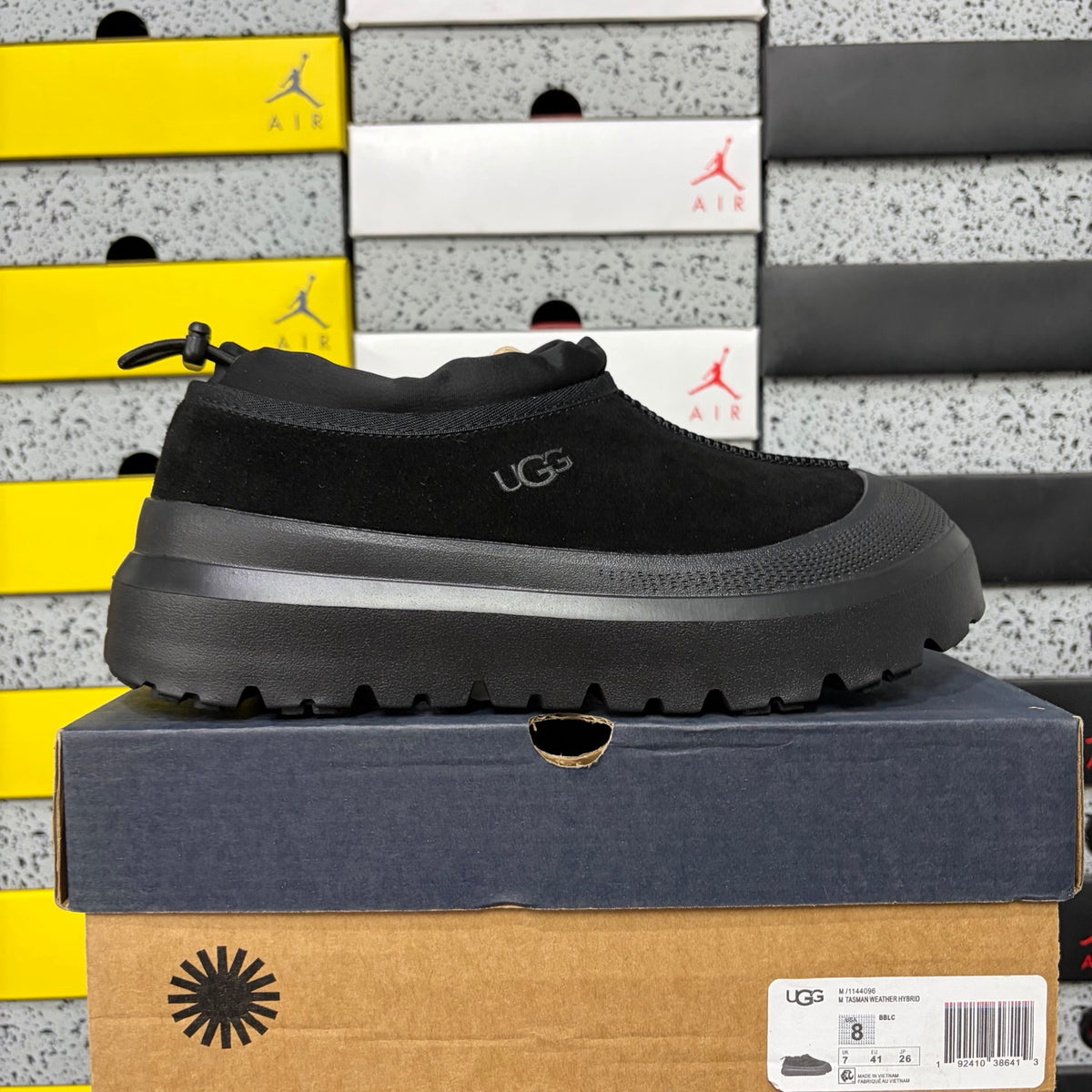 UGG Lug-Sole Slip-On Shoes in Black