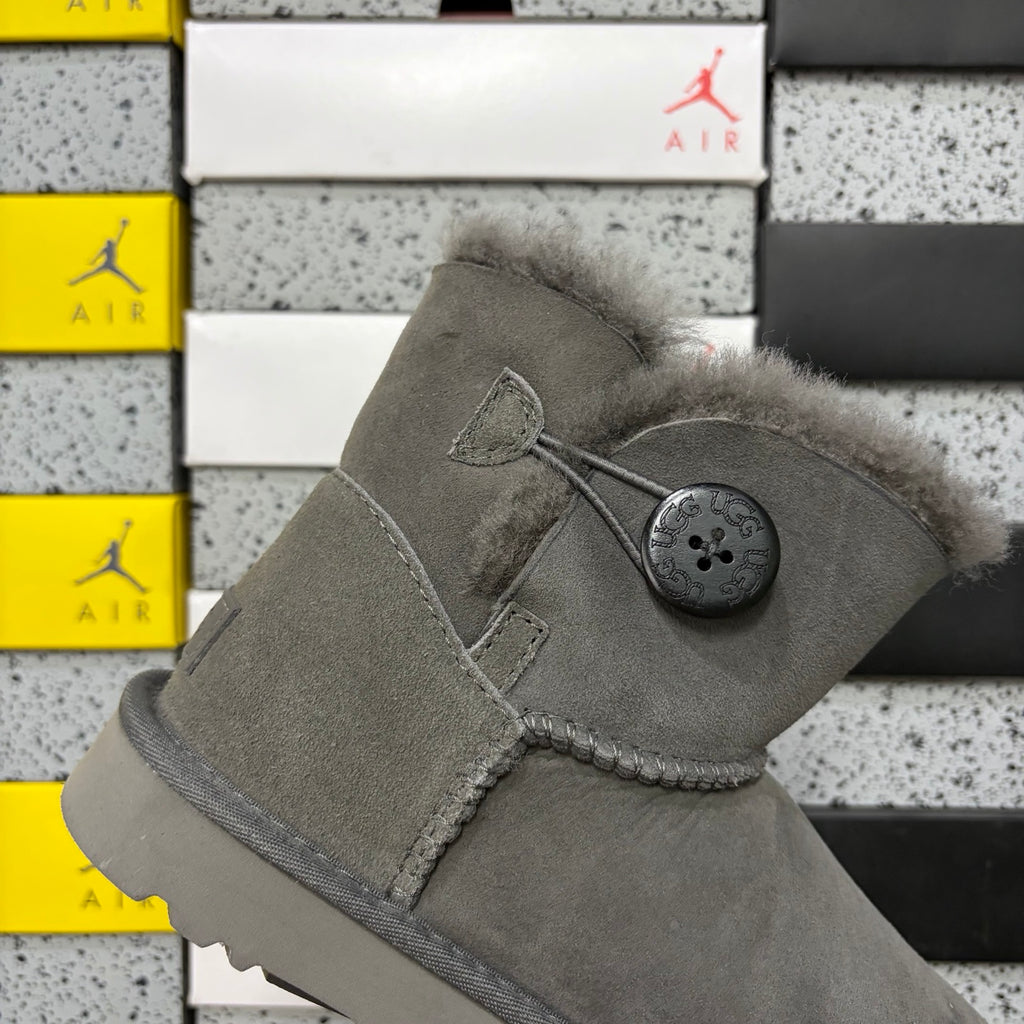 UGG Mid-Calf Button Boots in Gray