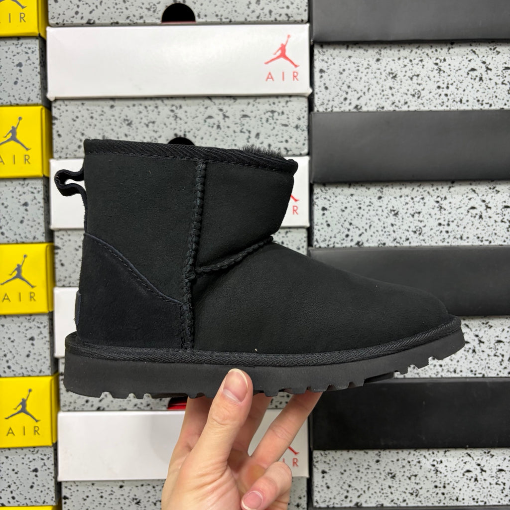 UGG Mini Pull-On Ankle Boots in Black