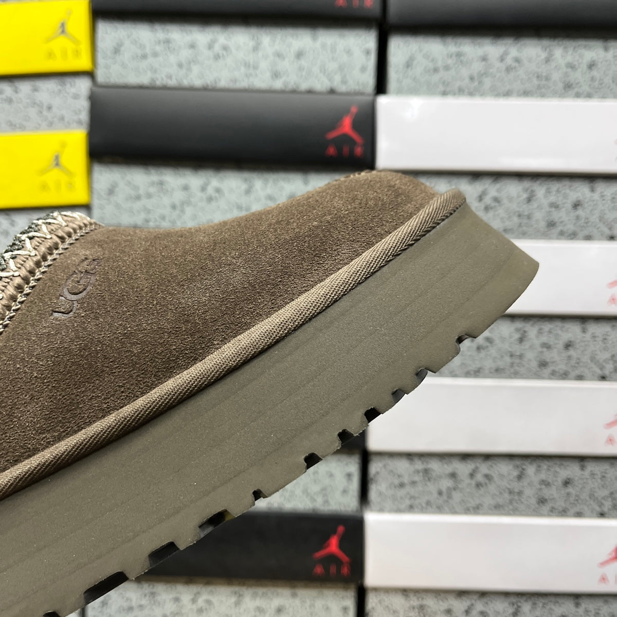 UGG Platform Slip-On Shoes in Walnut